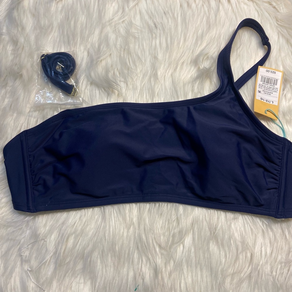 Women's Navy bikini top NWT